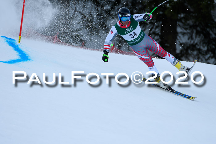 FIS Super-G, Damen + Herren, Rennen 1 + 2, 13.02.2020