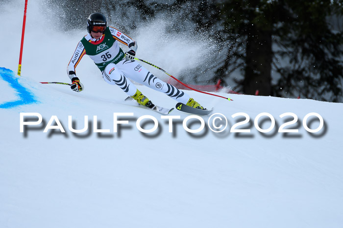 FIS Super-G, Damen + Herren, Rennen 1 + 2, 13.02.2020