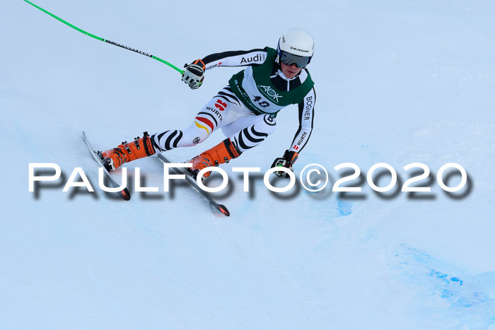 FIS Super-G, Damen + Herren, Rennen 1 + 2, 13.02.2020
