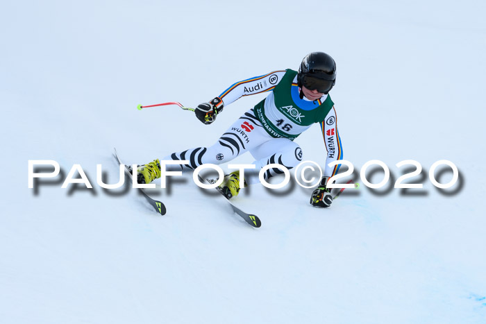 FIS Super-G, Damen + Herren, Rennen 1 + 2, 13.02.2020