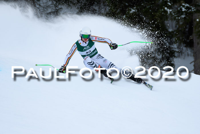 FIS Super-G, Damen + Herren, Rennen 1 + 2, 13.02.2020