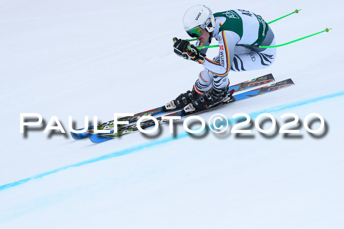 FIS Super-G, Damen + Herren, Rennen 1 + 2, 13.02.2020