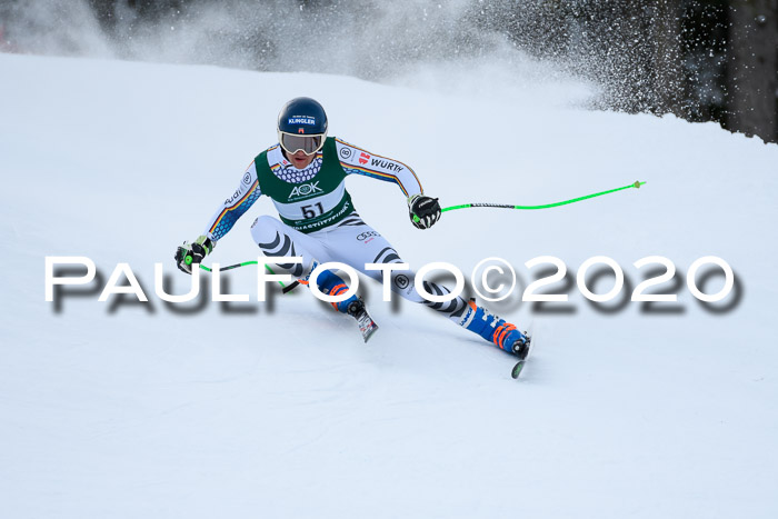 FIS Super-G, Damen + Herren, Rennen 1 + 2, 13.02.2020