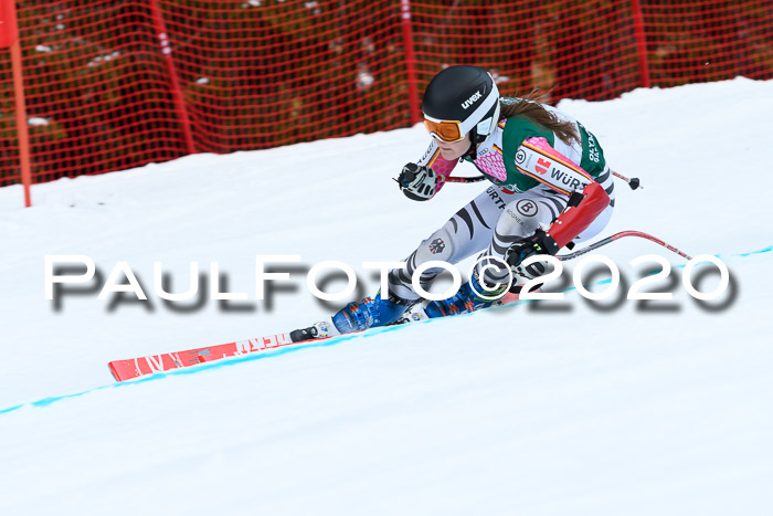 FIS Super-G, Damen + Herren, Rennen 1 + 2, 13.02.2020