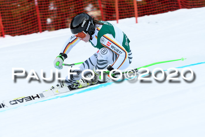 FIS Super-G, Damen + Herren, Rennen 1 + 2, 13.02.2020