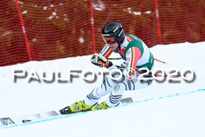 FIS Super-G, Damen + Herren, Rennen 1 + 2, 13.02.2020