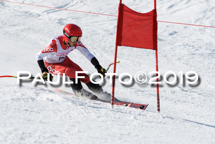 Münchner Schülermeisterschaft Riesenslalom 22.02.2020