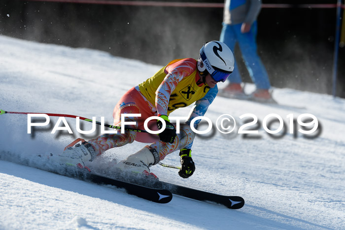 Münchner Schülermeisterschaft Riesenslalom 22.02.2020
