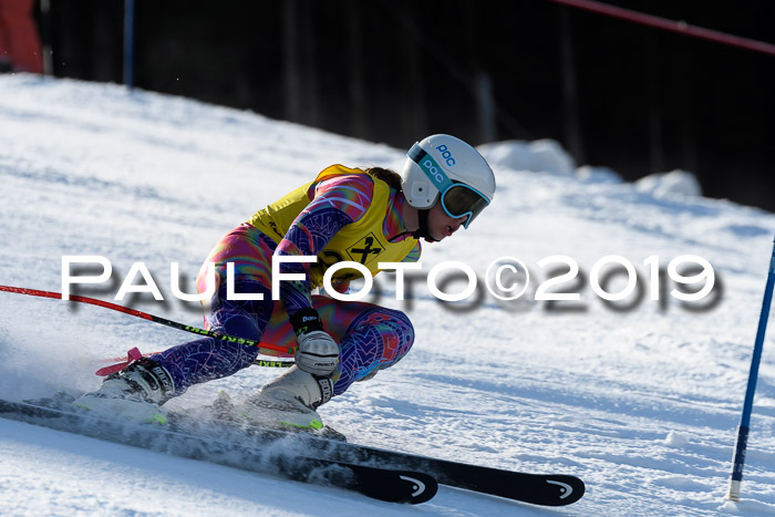 Münchner Schülermeisterschaft Riesenslalom 22.02.2020