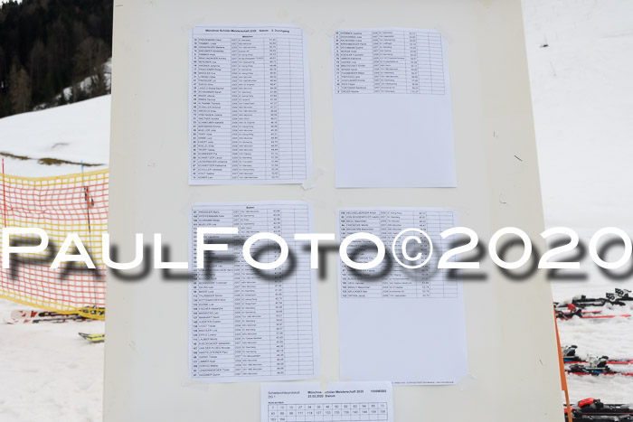 Münchner Schülermeisterschaft Slalom, 23.02.2020