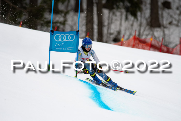 Dt. Schülercup U16 SG 1 + 2, 20.02.2022