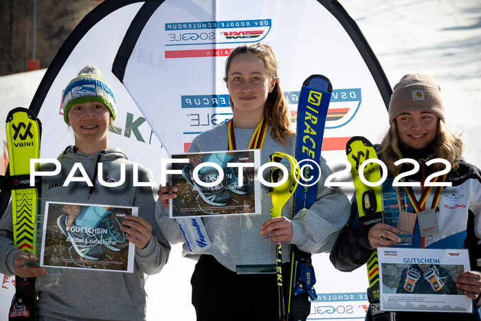 DSV Schülercup Finale U14 SL 20.03.2022