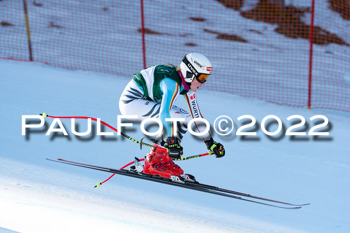 FIS, Int. Dt. Meisterschaft Training 1 +2 Abfahrt, Damen + Herren 20.03.2022