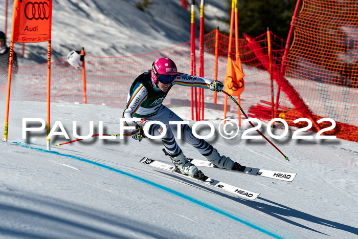 FIS, Int. Dt. Meisterschaft Training 1 +2 Abfahrt, Damen + Herren 20.03.2022