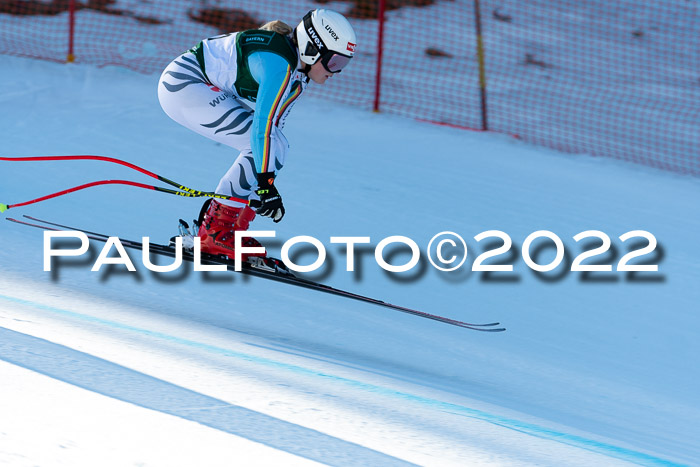 FIS, Int. Dt. Meisterschaft Training 1 +2 Abfahrt, Damen + Herren 20.03.2022