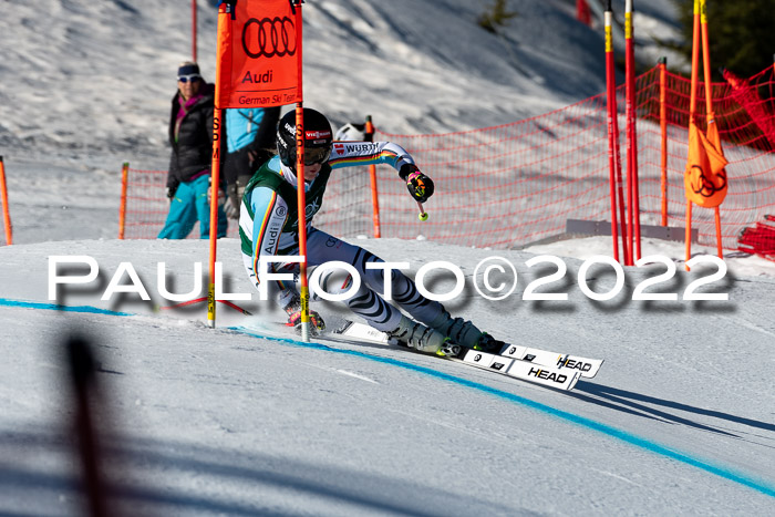 FIS, Int. Dt. Meisterschaft Training 1 +2 Abfahrt, Damen + Herren 20.03.2022