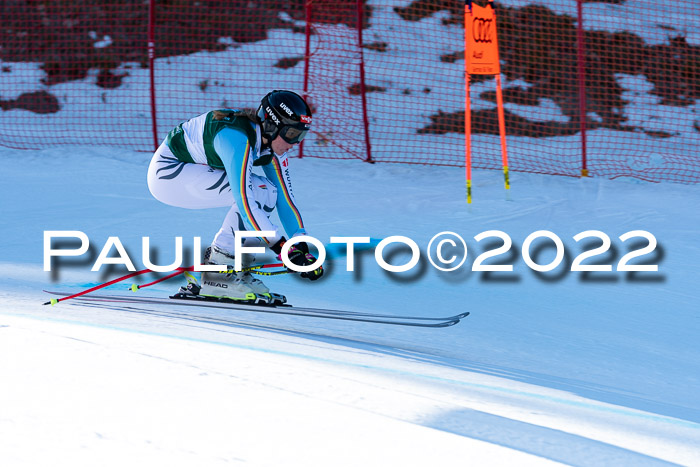 FIS, Int. Dt. Meisterschaft Training 1 +2 Abfahrt, Damen + Herren 20.03.2022