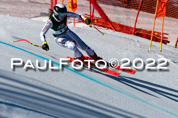 FIS, Int. Dt. Meisterschaft Training 1 +2 Abfahrt, Damen + Herren 20.03.2022