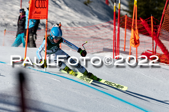 FIS, Int. Dt. Meisterschaft Training 1 +2 Abfahrt, Damen + Herren 20.03.2022