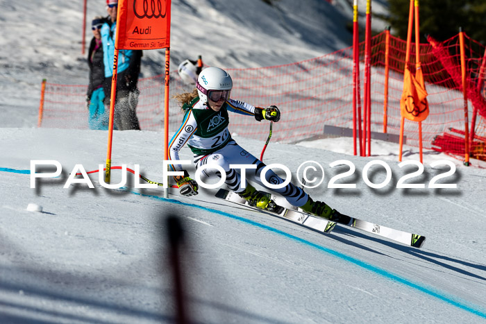 FIS, Int. Dt. Meisterschaft Training 1 +2 Abfahrt, Damen + Herren 20.03.2022