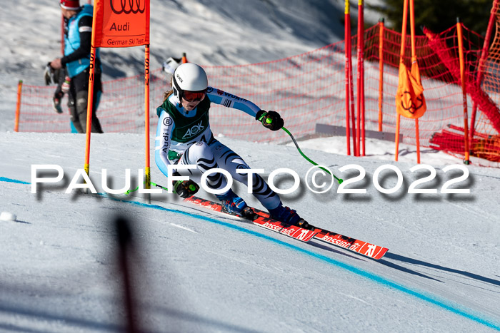 FIS, Int. Dt. Meisterschaft Training 1 +2 Abfahrt, Damen + Herren 20.03.2022
