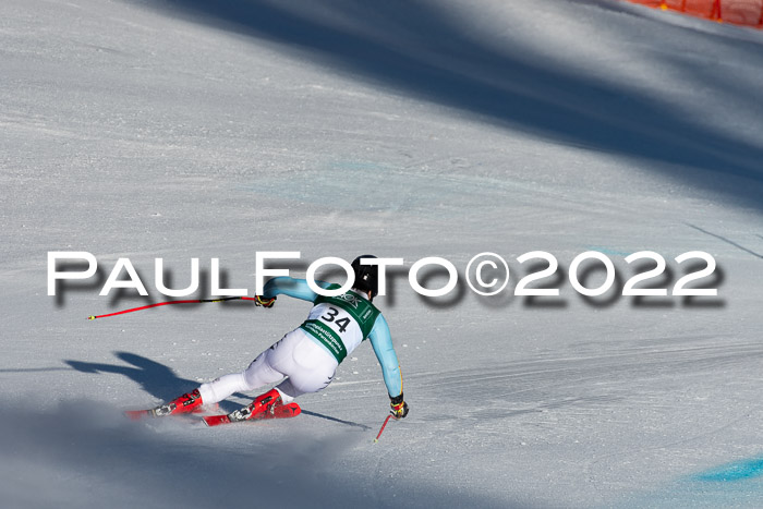 FIS, Int. Dt. Meisterschaft Training 1 +2 Abfahrt, Damen + Herren 20.03.2022