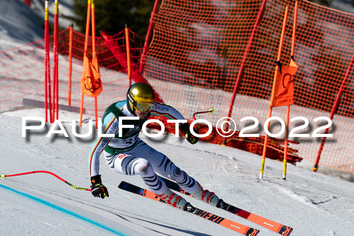 FIS, Int. Dt. Meisterschaft Training 1 +2 Abfahrt, Damen + Herren 20.03.2022