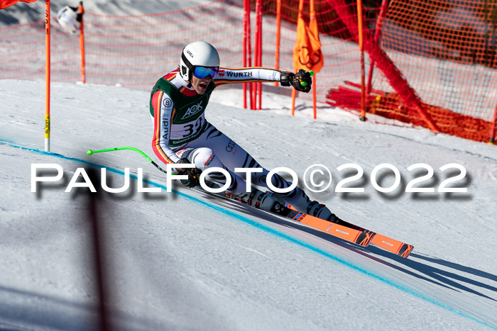 FIS, Int. Dt. Meisterschaft Training 1 +2 Abfahrt, Damen + Herren 20.03.2022