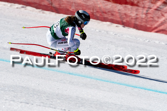 FIS, Int. Dt. Meisterschaft Training 1 +2 Abfahrt, Damen + Herren 20.03.2022