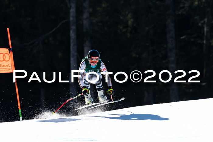 FIS, Int. Dt. Meisterschaft Training 1 +2 Abfahrt, Damen + Herren 20.03.2022