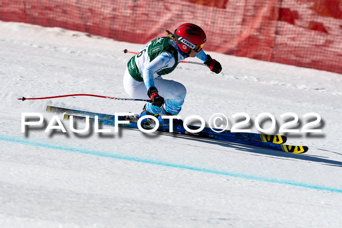 FIS, Int. Dt. Meisterschaft Training 1 +2 Abfahrt, Damen + Herren 20.03.2022