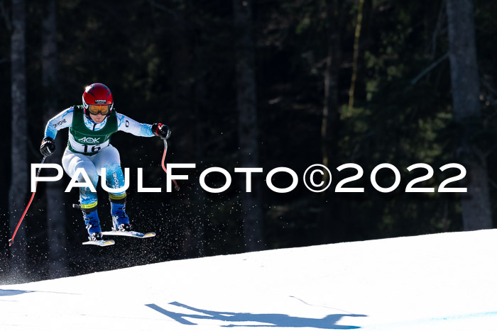 FIS, Int. Dt. Meisterschaft Training 1 +2 Abfahrt, Damen + Herren 20.03.2022
