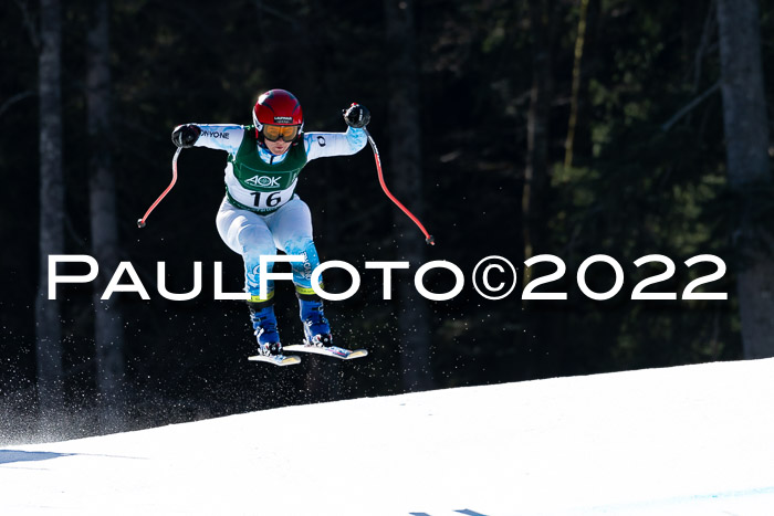 FIS, Int. Dt. Meisterschaft Training 1 +2 Abfahrt, Damen + Herren 20.03.2022