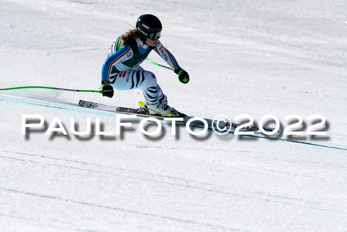 FIS, Int. Dt. Meisterschaft Training 1 +2 Abfahrt, Damen + Herren 20.03.2022