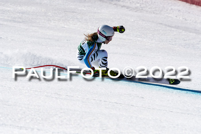 FIS, Int. Dt. Meisterschaft Training 1 +2 Abfahrt, Damen + Herren 20.03.2022