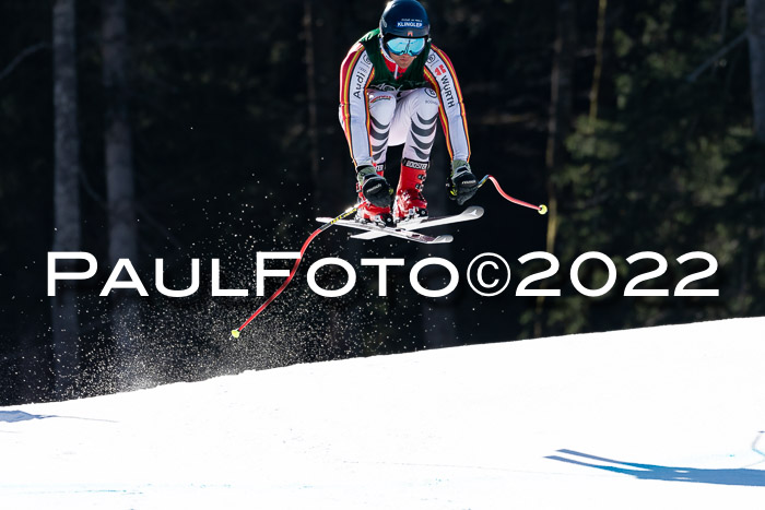 FIS, Int. Dt. Meisterschaft Training 1 +2 Abfahrt, Damen + Herren 20.03.2022