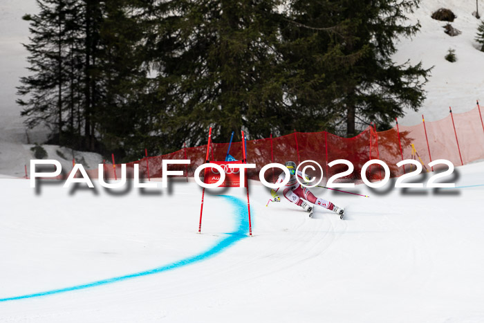 NC + FIS, Super-G, Damen + Herren, 29.03.2022