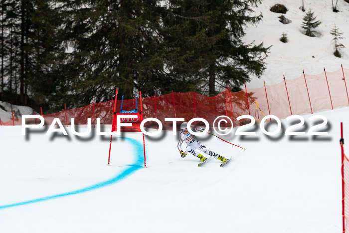 NC + FIS, Super-G, Damen + Herren, 29.03.2022