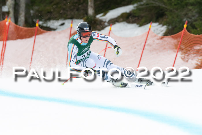 NC + FIS, Super-G, Damen + Herren, 29.03.2022