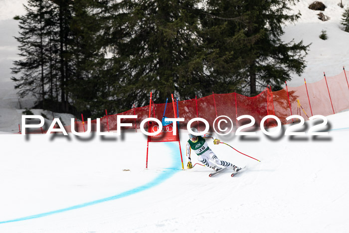 NC + FIS, Super-G, Damen + Herren, 29.03.2022