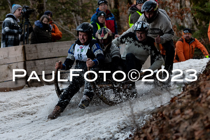 53. Hornschlittenrennen, 06.01.2023