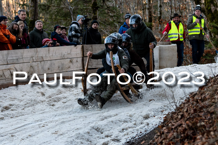 53. Hornschlittenrennen, 06.01.2023