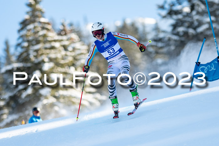 FIS Riesenslalom, Herren, Bayerische Jugendmeistersachaft 08.02.2023