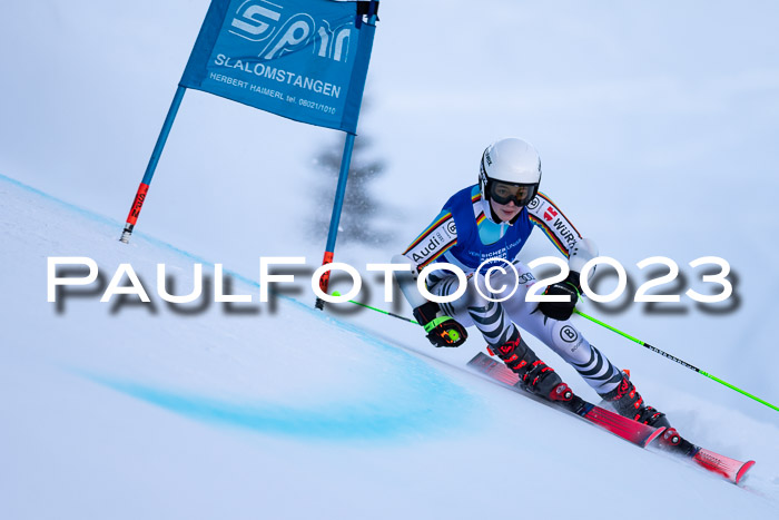 FIS Riesenslalom, Damen, Bayerische  + Jugendmeistersachaft 09.02.2023
