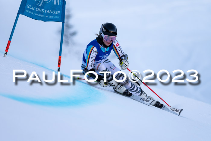 FIS Riesenslalom, Damen, Bayerische  + Jugendmeistersachaft 09.02.2023