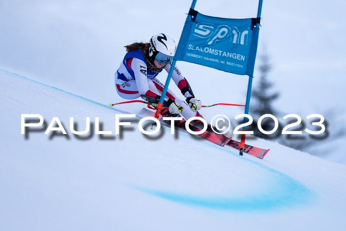 FIS Riesenslalom, Damen, Bayerische  + Jugendmeistersachaft 09.02.2023