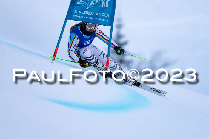 FIS Riesenslalom, Damen, Bayerische  + Jugendmeistersachaft 09.02.2023