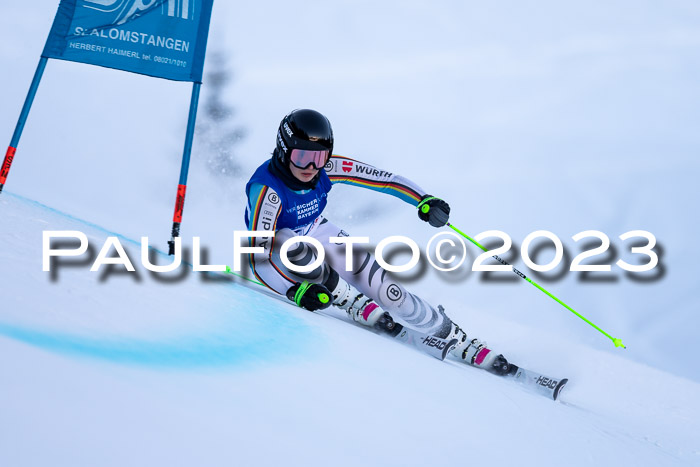 FIS Riesenslalom, Damen, Bayerische  + Jugendmeistersachaft 09.02.2023