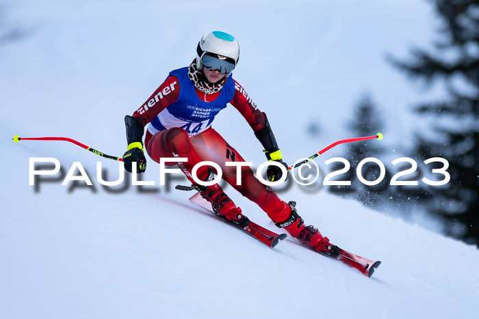 FIS Riesenslalom, Damen, Bayerische  + Jugendmeistersachaft 09.02.2023