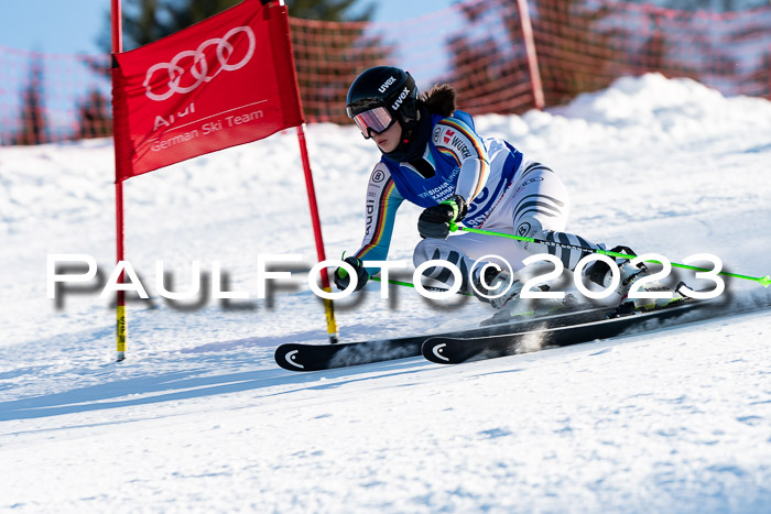 FIS Riesenslalom, Damen, Bayerische  + Jugendmeistersachaft 09.02.2023